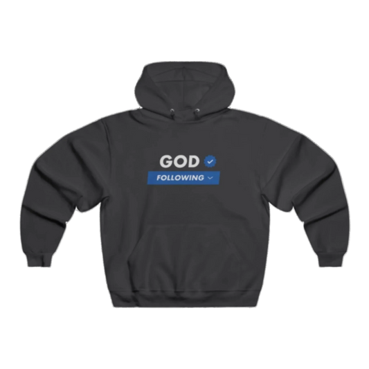 God Following Black Hoodie